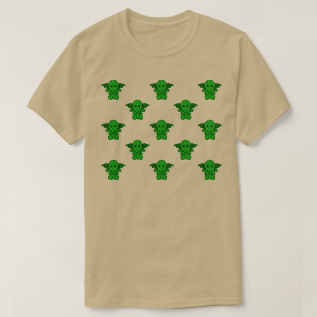 Niedlich Cthulhu T-Shirt (Design vorne)