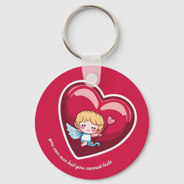 Niedlich Cupid Schlüsselanhänger (Vorderseite)