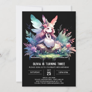 Niedlich Custom Fairy Birthday Einladung