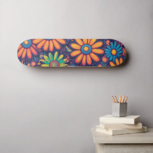 Niedlich Daisy Blume Botanische Musterschule mädch Skateboard