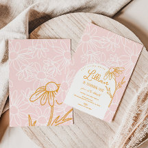 Niedlich Daisy Geburtstagsparty Einladung