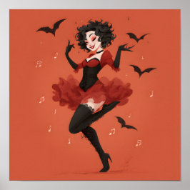 Niedlich Dancing Vampire Poster