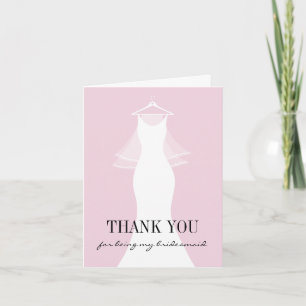 Niedlich Danke, dass du meine Bridesmädchenkarten  Dankeskarte