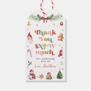 Niedlich Danke, dass du viel Weihnachten Geburtsta Geschenkanhänger