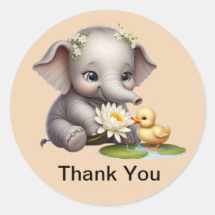 Niedlich danke Ihnen, Elephant Stickers