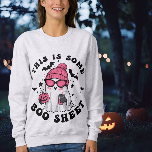 Niedlich, das ist ein Boo-Sheet Halloween Sweatshirt (Von Creator hochgeladen)