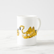 Niedlich Dashing Cartoon Cheetah