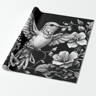Niedlich Decorative Hummingbird Geschenkpapier