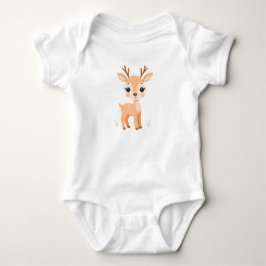 Niedlich Deer Baby Jersey Bodysuit Baby Strampler