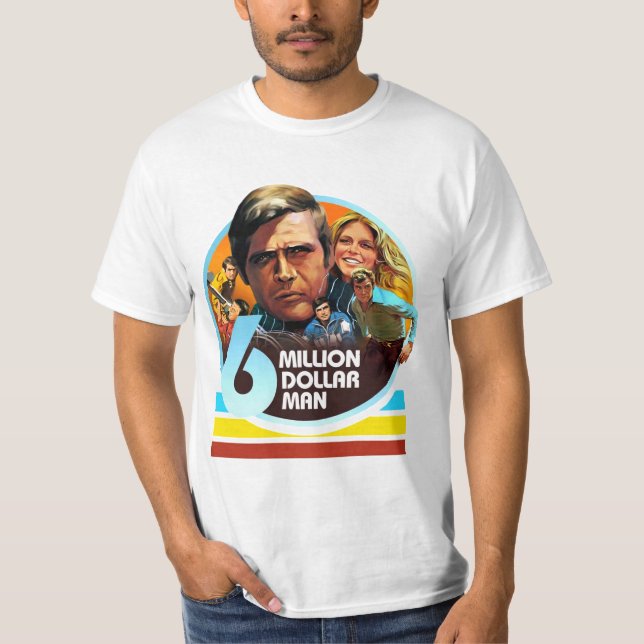 Niedlich Der sechs Millionen-Dollar-Mann T-Shirt (Vorderseite)