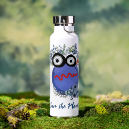 Niedlich die Flasche Wasser retten