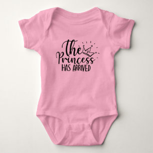 niedlich Die Prinzessin ist angekommen Baby Strampler