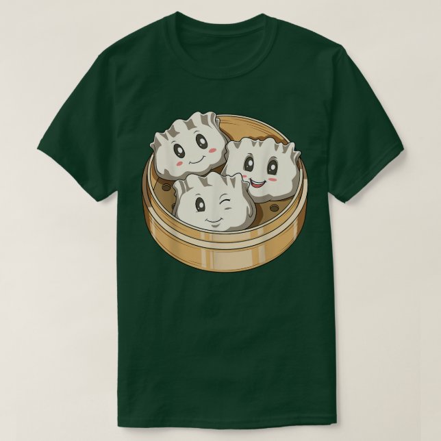Niedlich Dim Sum Dumpling Liebhaber Funny Dumpling T-Shirt (Design vorne)