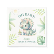 Niedlich Dino Jungle Triceratops Dinosaur Babydusc