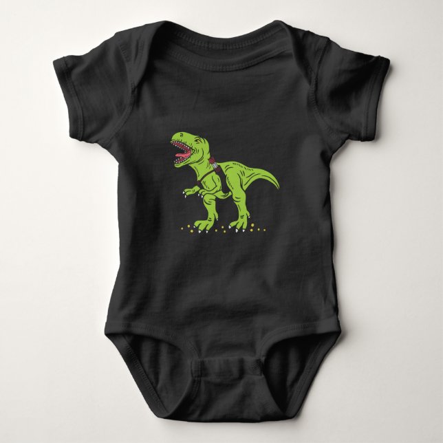 Niedlich Dinosaur Archer Baby Strampler (Vorderseite)