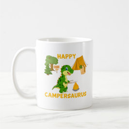 Niedlich Dinosaur Camper - Happy Campersaurus Kaffeetasse