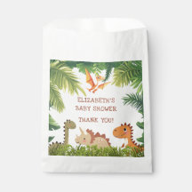 Niedlich Dinosaur Greenery Baby Dusche