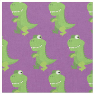 Niedlich Dinosaur Kids T-Rex Dino Cartoon Stoff