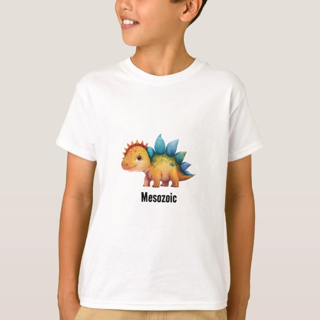 Niedlich Dinosaur Mesozioc T-Shirt (Vorderseite)