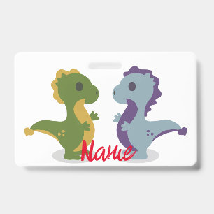 Niedlich Dinosaur Pair Thunder_Cove Ausweis
