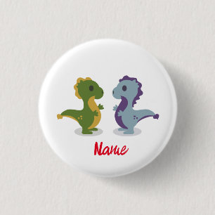 Niedlich Dinosaur Pair Thunder_Cove Button
