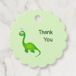Niedlich Dinosaur Vielen Dank Geschenkanhänger
