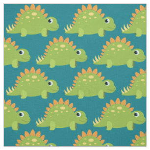 Niedlich Dinosaurier Kids Stegosaurus Cartoon Stoff