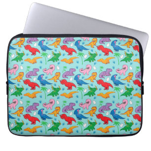 Niedlich Dinosaurier Muster Laptopschutzhülle