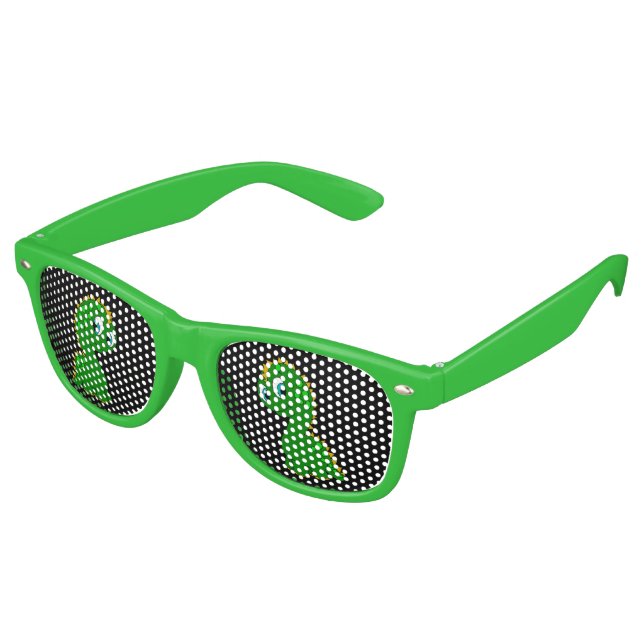 Niedlich Dinosaurier Partybrille (Schrägansicht)