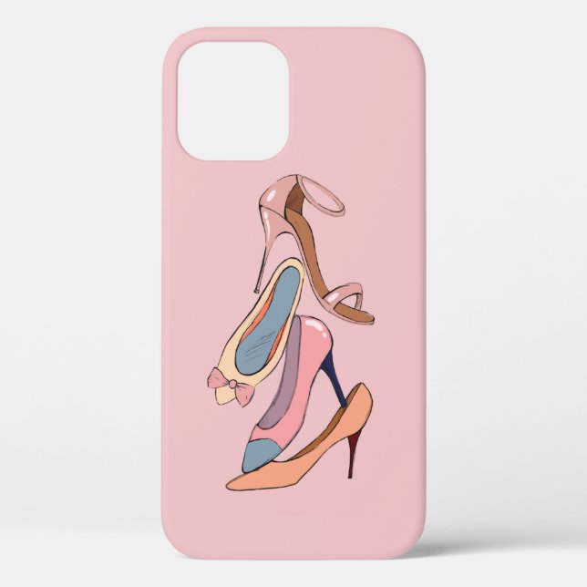 Niedlich Diva Watercolor Stilettos Girly Glam Case (Rückseite)