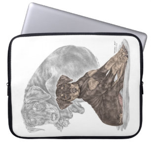 Niedlich Doberman Pinscher Puppy Laptopschutzhülle