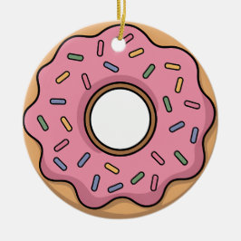 Niedlich Donut | Kinder Keramik Ornament