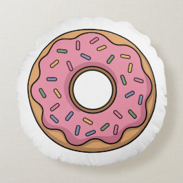 Niedlich Donut | Kinder Rundes Kissen