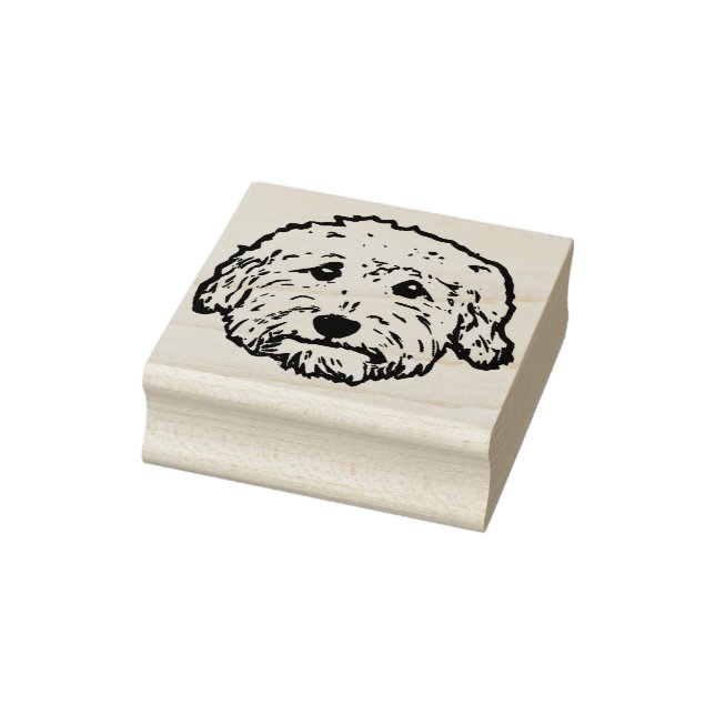Niedlich Doodle Gummi Briefmarke - Doodle Hundesch Gummistempel (Stempel)