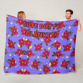 NIEDLICH DOTTY BLANKET Fleece Blanket!