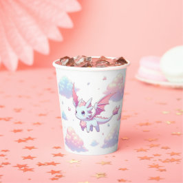 Niedlich Dragon Baby Dusche Pappbecher