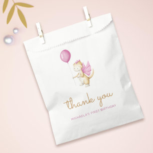 Niedlich Dragon Girl Birthday Geschenktütchen
