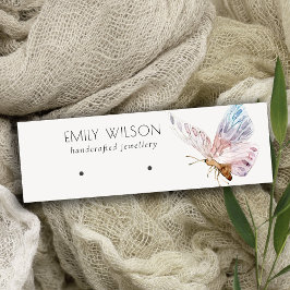 Niedlich Dreamy Blush Aqua Butterfly Earring Displ Mini Visitenkarte