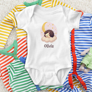 Niedlich Dreamy Igel Personalisiert Baby Strampler