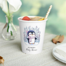 Niedlich Dreamy Pinguin Baby Dusche Pappbecher