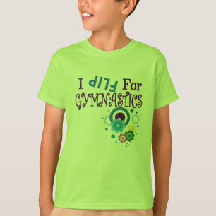 Niedlich drehe ich für Gymnastik-T-Shirt um T-Shirt
