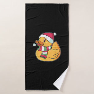 Niedlich Dub Duck Christmas Badehandtuch