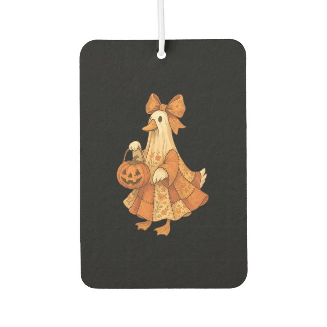 Niedlich Duck Patchwork Halloween-Party Autolufterfrischer (Vorderseite)