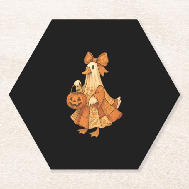 Niedlich Duck Patchwork Halloween-Party Untersetzer (Vorderseite)