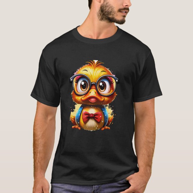 Niedlich Ducks Ducklings Bath Duck Quacking T-Shirt (Vorderseite)