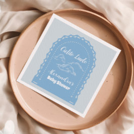 Niedlich Dusty Blue Cielito Lindo Serviette