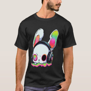 Niedlich EDM Bunny DJ Trippy Rave T-Shirt