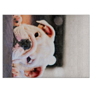 Niedlich ein Puppy English Bulldog Lover Geschenk Schneidebrett