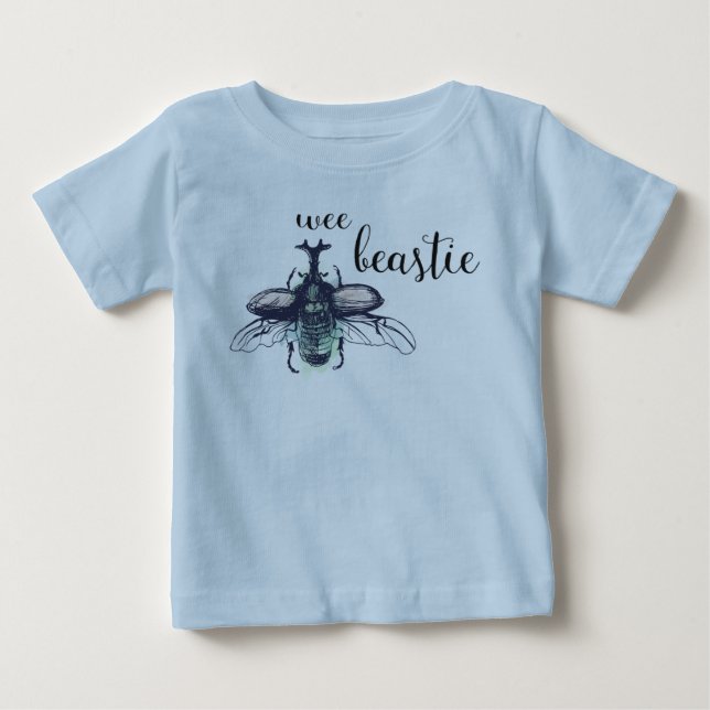 Niedlich ein Stück für deinen Unkraut! Käfer Baby T-shirt (Vorderseite)