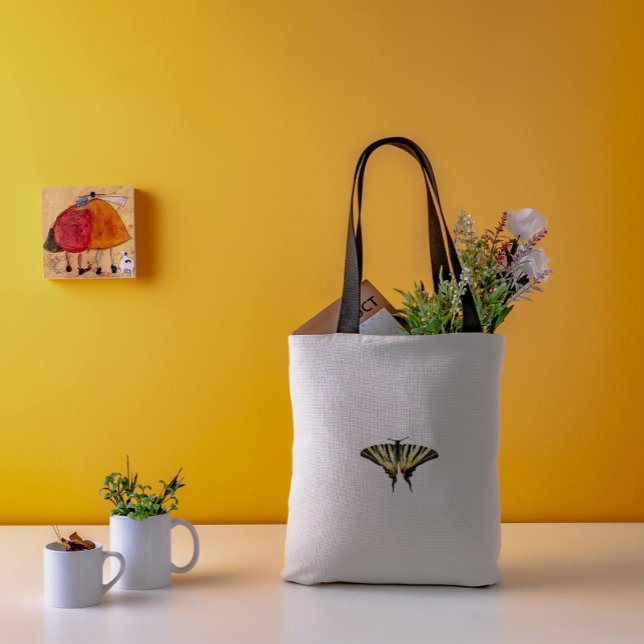 Niedlich & einfach Butterfly Natural Minimalistisc Tragetasche (Von Creator hochgeladen)